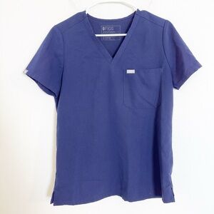 Figs Navy Technical Collection short sleeve Scrub Top
